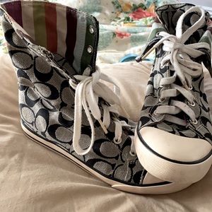 Coach ankle shoes.